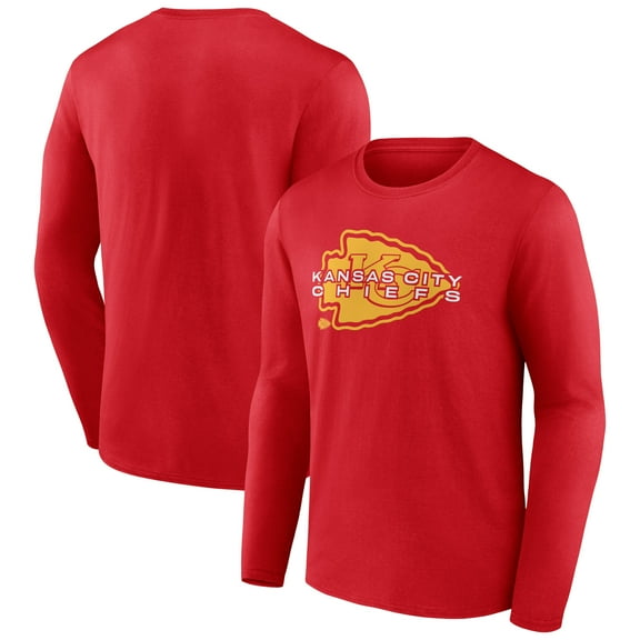 Men's Red Kansas City Chiefs Advance to Victory Long Sleeve T-Shirt
