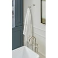 thumbnail image 2 of Amerock Revitalize Brushed Nickel Single Prong Robe Hook, 2 of 9