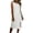 White-Linen Tops for Women, variant on TKYCMSUAKI Linen Dresses for Women Crewneck Sleeveless Tank Dress Split Hem Loose Fit Midi Dress Summer Casual Solid Beach Sundress