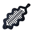 thumbnail image 2 of UNLLLL Wave Style Ponytail Clip, Vertical Banana Hair Claw with Twisting Design, Strong Hold Hair Accessory for Thick Hair, for Simple Updo Daily Styling and Travel (Black), 2 of 6