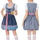 thumbnail image 1 of Vestido de poliéster con estampado bordado para mujer, para festivales, cosplay y sirvientas, 1 of 4