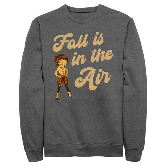 Men's Betty Boop Fall is in the Air Sweatshirt