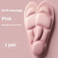 thumbnail image 4 of Running Massage Deodorant Feet Care Memory Foam Running Insoles Orthopedic Insole 5D Sport Insoles PINK 39/40, 4 of 8