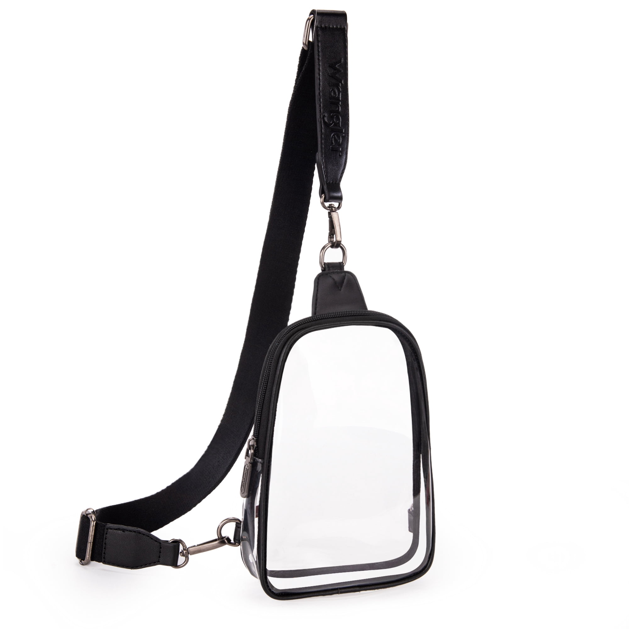 Wrangler Crossbody Clear Sling Bags for Women Stadium Approved Cross Body Purse for Sports Events Concerts
