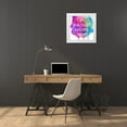 thumbnail image 3 of Dos Santos, Bella 20x20 White Modern Wood Framed Museum Art Print Titled - Amazingly Awesome!, 3 of 4