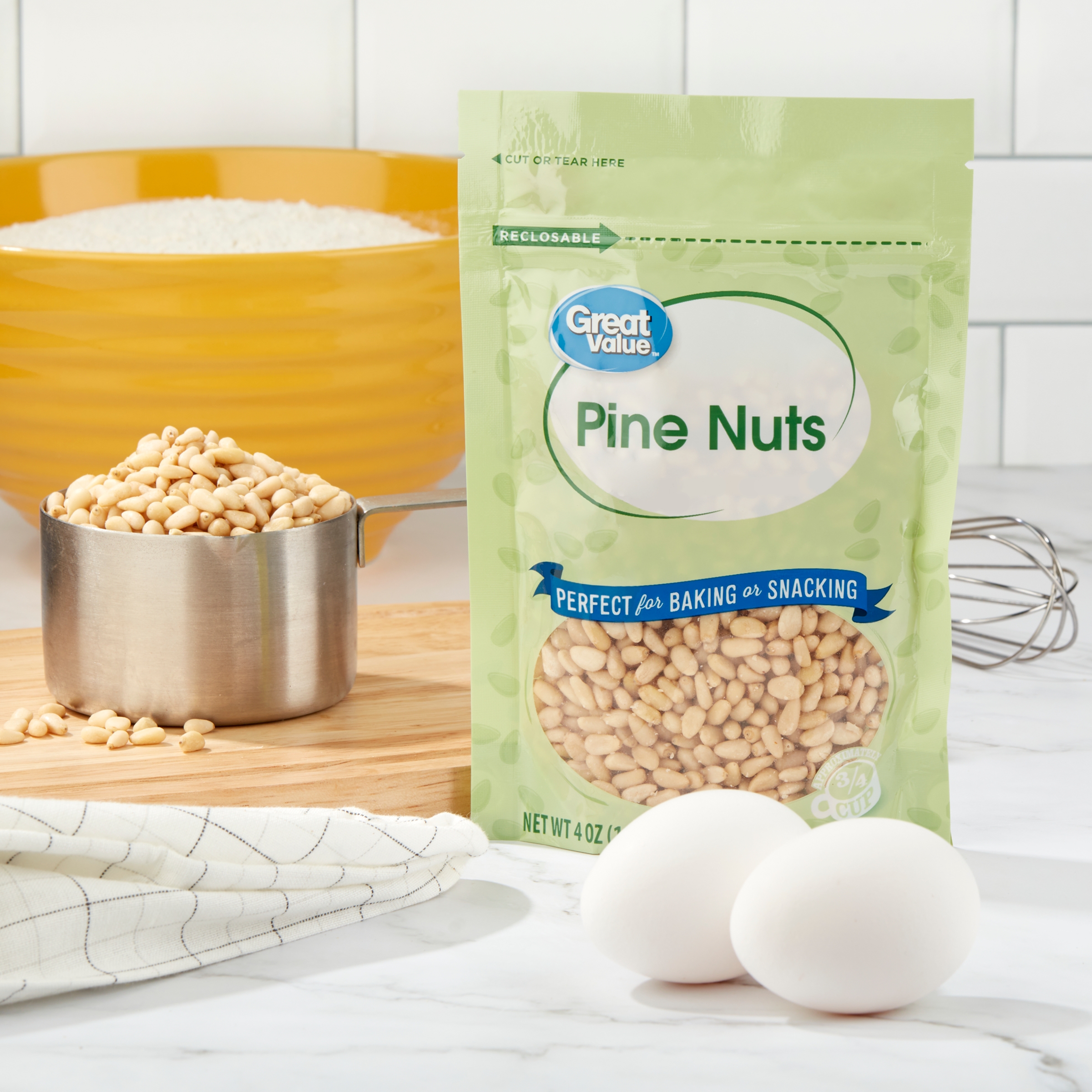 Great Value Pine Nuts, 4 oz - image 2 of 8