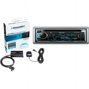 Kenwood KMR-D365BT Single-DIN In-Dash Marine CD Receiver and SiriusXM SXV300V1 SiriusConnect Vehicle Tuner