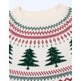 thumbnail image 7 of Cogild Ugly Christmas Sweaters for Womens Tree Gingerbread Man Pattern Sweaters Crew Neck Knitted Sweaters for Womens Warmth Winter Tops, 7 of 7