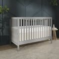 thumbnail image 2 of Dream On Me Synergy MOD 5-in-1 Convertible Crib in Cool Grey & Dream On Me Twinkle 5 Inch Crib & Toddler Mattress, 2 of 3