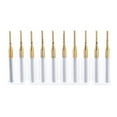 thumbnail image 2 of Carbide End Mill, Milling Cutter, Carbide CNC End Mill, 116 Cutting Edge Diameter Router Bits with Tungsten Coating, 10Pcs, Square Nose End Mills, 2 of 8