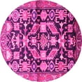 thumbnail image 1 of Ahgly Company Indoor Round Persian Pink Traditional Area Rugs, 7' Round, 1 of 4