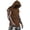 Coffee, variant on JTSRKL Mens Sleeveless Hoodies Zip Pocket Casual Athletic Pullover Loose Fit Tops Breathable Quick Drying Summer Sport Training Shirts Wine XXXL