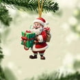 thumbnail image 4 of Mecorevxz Christmas Decorations Acrylic Flat Cute Santa Claus Style Christmas Tree Party Hanging Decorations for Home Decoration，Christmas Gifts, 4 of 7