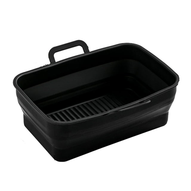 Wweixi Friteuse Plateau Plaque Cuisson Fournitures Chauffage-Résistance Taille Compacte Surface Lisse Lavable Multicolore Gadget de Cuisine Noir