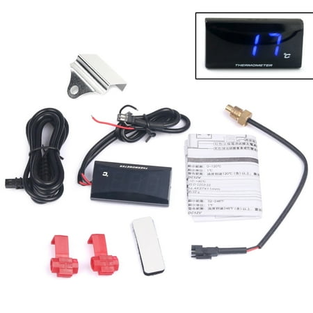 

Motorcycle Temperature Meter Motorcycle Water Temperature Digital Hygrometer Thermometer Sensor Meter