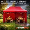 thumbnail image 3 of Carpa Toldo Plegable Cubierta Alta Paredes 3x4 Lona Exterior, 3 of 7