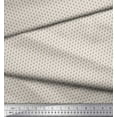 thumbnail image 3 of Soimoi Georgette Viscose Fabric Dot & Floral Small Printed Fabric 1 Yard 42 Inch Wide, 3 of 3