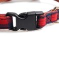 thumbnail image 3 of Collar de gato de algodón PU con lazo ajustable a cuadros para gatitos y cachorros (rojo L) Ehuebsd Para estrenar, 3 of 8