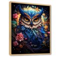thumbnail image 2 of Designart "Enchanted Owl'S Fantasia II" Animals Owl Floater Framed Canvas Art Print, 2 of 5