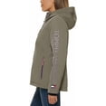 thumbnail image 2 of Tommy Hilfiger Womens Heavyweight Softshell Hooded Jacket Size: XL, Color: Charcoal, 2 of 7