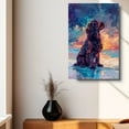 thumbnail image 4 of Pet Decor Starry Night Van Gogh Inspired Briard Dog Pet Canvas Family Friend Peace Oil Painting Art Print Poster Wall Decor, 4 of 6