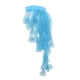 thumbnail image 4 of Bufanda de Cadera de cinturo Turbante de con Lentejuelas Multi-capas Triangular para Danza de Vientre Baile Latino Azul, 4 of 8