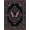 Black Pink, Pattern 8, variant on ODIKA 8'x10' Washable Area Rug Gothic Pink Moth Delicate Scrollwork Mirrored Butterfly Shaped for King Size Bedroom Under Bed, Master Suite, Non-Shedding, Easy Care
