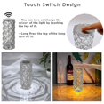 thumbnail image 4 of Crystal Diamond Table Lamp - 16 Colors USB Charging Touch Lamp, Bedside Night Light with Remote Control, 4 of 5