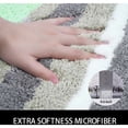 thumbnail image 3 of Alfombra de baño con rayas llamativas, antideslizante, de secado rápido y lavable a máquina. Absorbente, 3 of 5