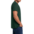 thumbnail image 4 of Hanes Men's Crew Neck Perfect-T T-Shirt, Short Sleeve Casual Blank Tee, Deep Forest, M, 4 of 6