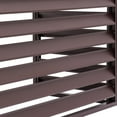 thumbnail image 3 of Air Conditioner Fence Screen, 40.15" L x 22" W x30 H Aluminum Alloy Split AC Protective Hide Cover Privacy Air Conditioner Fence Panels for Outside Units Noise Reduction (Coffee), 3 of 9