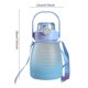 thumbnail image 3 of Copa De Agua 1300ml Paja Big Belly Cup Color degradado Taza de plástico Cute Sports Kettle (Azul) Likrtyny Libre de BPA, 3 of 8