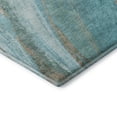 thumbnail image 3 of Addison Rugs Mayfield Premium Machine Washable Transitional Swirls Turquoise Rectangle Rug, 9' X 12' Machine Washable Transitional Swirls Turquoise Oversized Sherpa Throw Blanket, 3 of 6