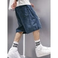 thumbnail image 6 of EMMIOL Men's Y2K Vintage Denim Shorts Ripped Distressed Elastic Waist Loose Fit Jean Shorts Summer Streetwear, 6 of 6