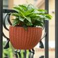 thumbnail image 6 of Wall Mounted Flower Pot Plastic Hanging Basket Outdoor Garden Flower Pot Decor, 6 of 9