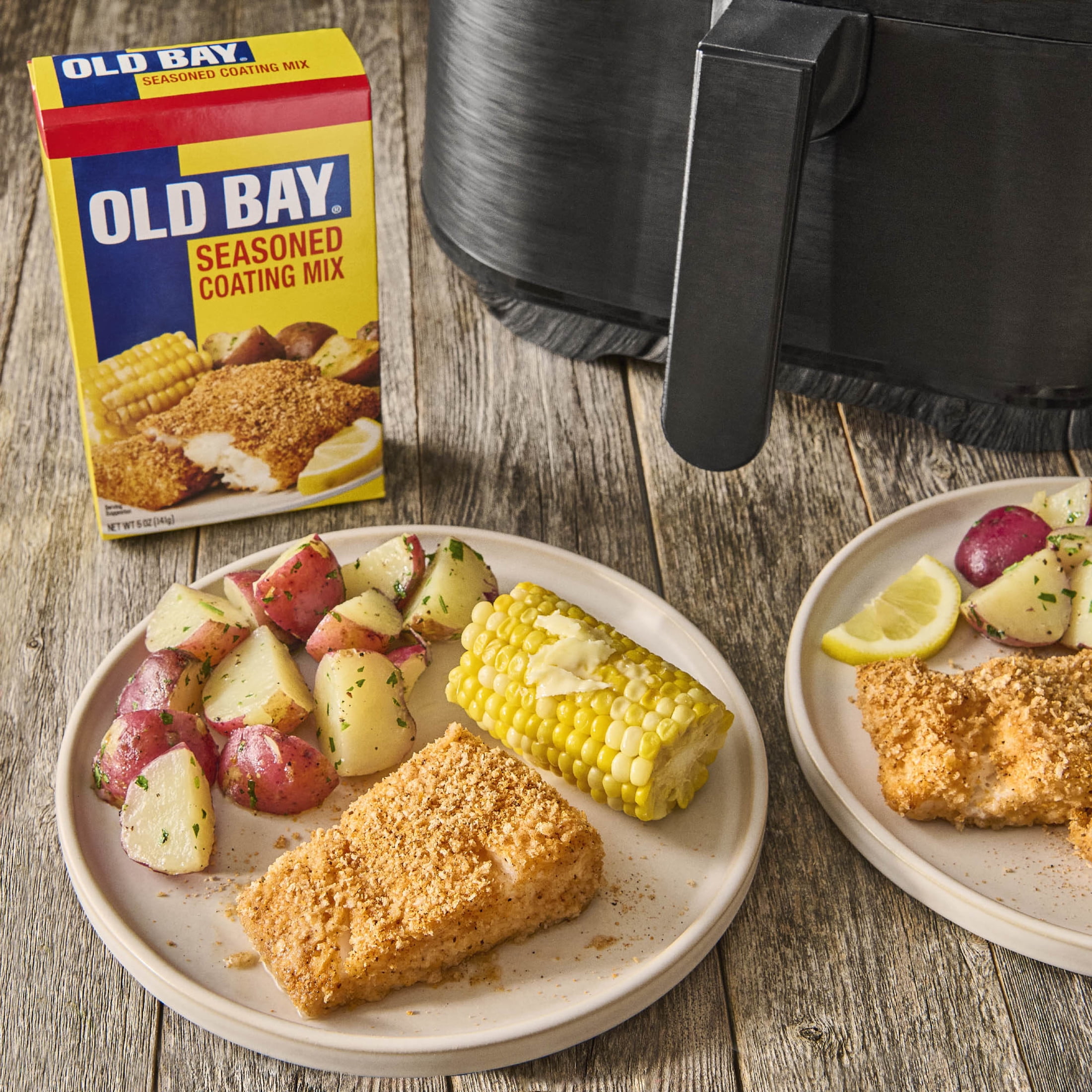 (4 pack) OLD BAY Seasoned Coating Mix, 5.0 oz Pouch
