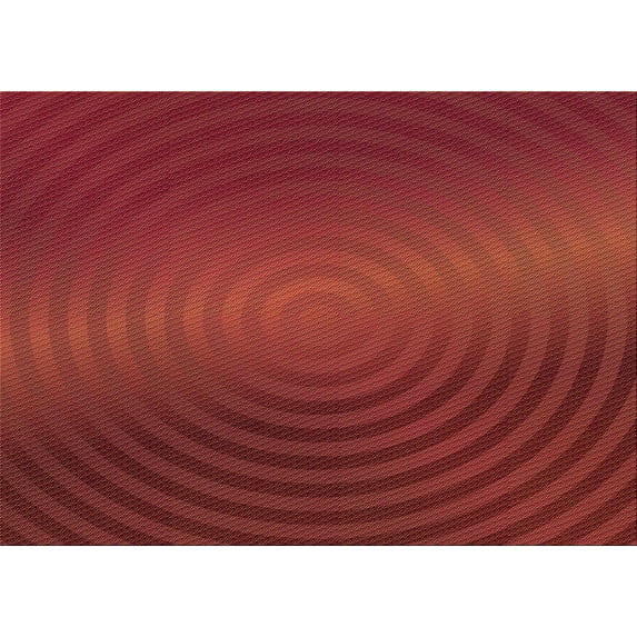 Ahgly Company Machine Washable Indoor Rectangle Transitional Lava Red Area Rugs, 8' x 12'