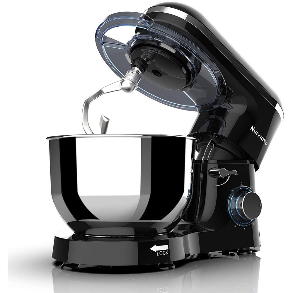 Nurxiovo Kitchen Mixer with 6.5QT Stainless Steel Bowl,TiltHead Food