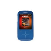 Angle View: SanDisk Sansa Fuze+ - Digital player - 4 GB - blue