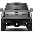 thumbnail image 3 of Ford F-150 Raptor 2017 up in Blue UV Graphic Brushed Silver Billet Aluminum 2 inch Tow Hitch Cover, 3 of 5