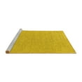 thumbnail image 2 of Ahgly Company Machine Washable Indoor Rectangle Oriental Yellow Industrial Area Rugs, 4' x 6', 2 of 4