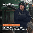 thumbnail image 2 of RefrigiWear Men's Thermal Lined Hooded Sweatshirt - Heavy-Duty, Warm, Comfortable, 2 of 6