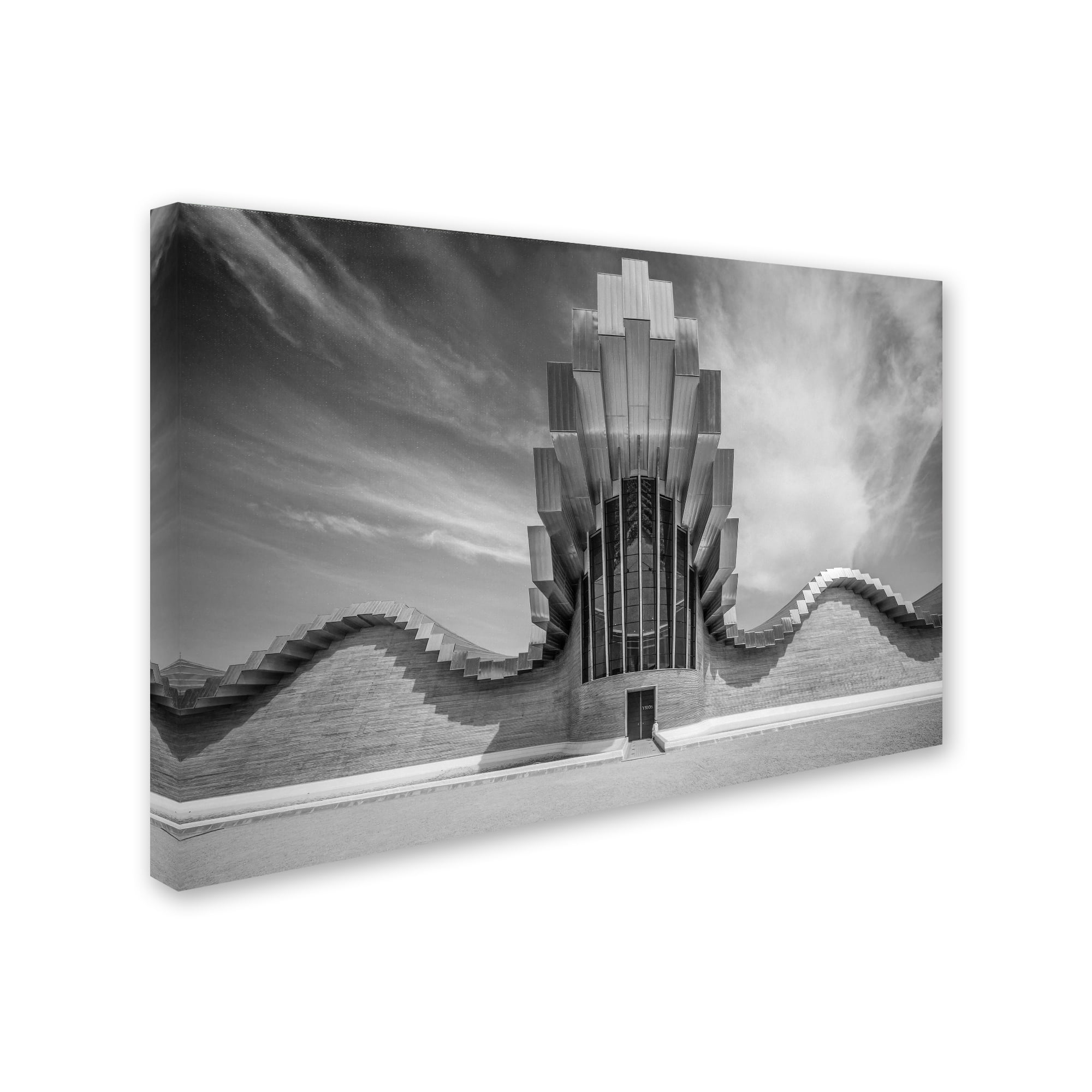 Trademark Fine Art 'Ysios Winery' Canvas Art by Luc Vangindertael