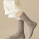 thumbnail image 4 of Calcetines de invierno para mujer, calcetines de tubo medio con forro polar para mayor calidez y protección contra el frío, calcetines de forro polar, calcetines de algodón para mujer, 4 of 7