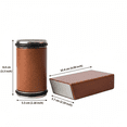 thumbnail image 5 of Knife Sharpener Tool, Rolling Knife Sharpener Kit, Knife Sharpening with Diamonds and Ceramic for Steel of Any Hardness, Kitchen knife Sharpener with 15 & 20 Degree Magnetic Angle(Brown), 5 of 6