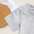 thumbnail image 6 of Toddler Boys Outfit Sets Toddler Baby Clothes for 2t 3t Boys Cute Summer Short Sleeve T-Shirt Tops Shorts Clothes Sets Baby Boy Outfits ,Grey, 6 of 6