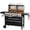 Gas & Charcoal Grill-Black, variant on Flintex Propane Gas and Charcoal Grill Combo, Dual Fuel Outdoor BBQ Grill Stainless Steel Lids for Patio Garden Picnic Backyard Barbecue Cooking