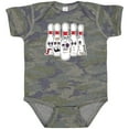 thumbnail image 3 of Inktastic Beat Up Bowling Pins Boys or Girls Baby Bodysuit, 3 of 5