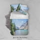 thumbnail image 3 of 3D Paisaje Verde Bosque Montaña Funda nórdica Juego de edredón Funda nórdica Juego de cama, 3 of 3