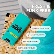 SweatBlock Antiperspirant Deodorant System - MAXIMUM CLINICAL STRENGTH for Men & Women - Hyperhidrosis Aid Up for to 7-Day Sweat Control - Roll-On 1.2 fl oz + 48-Hour Odor Protection Stick 2.7oz